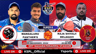 KSPL - 2024 || MANGALURU PANTHER'S V/S RAJA SHIVAJI BELAGAVI || 2ND SEMI FINAL ||